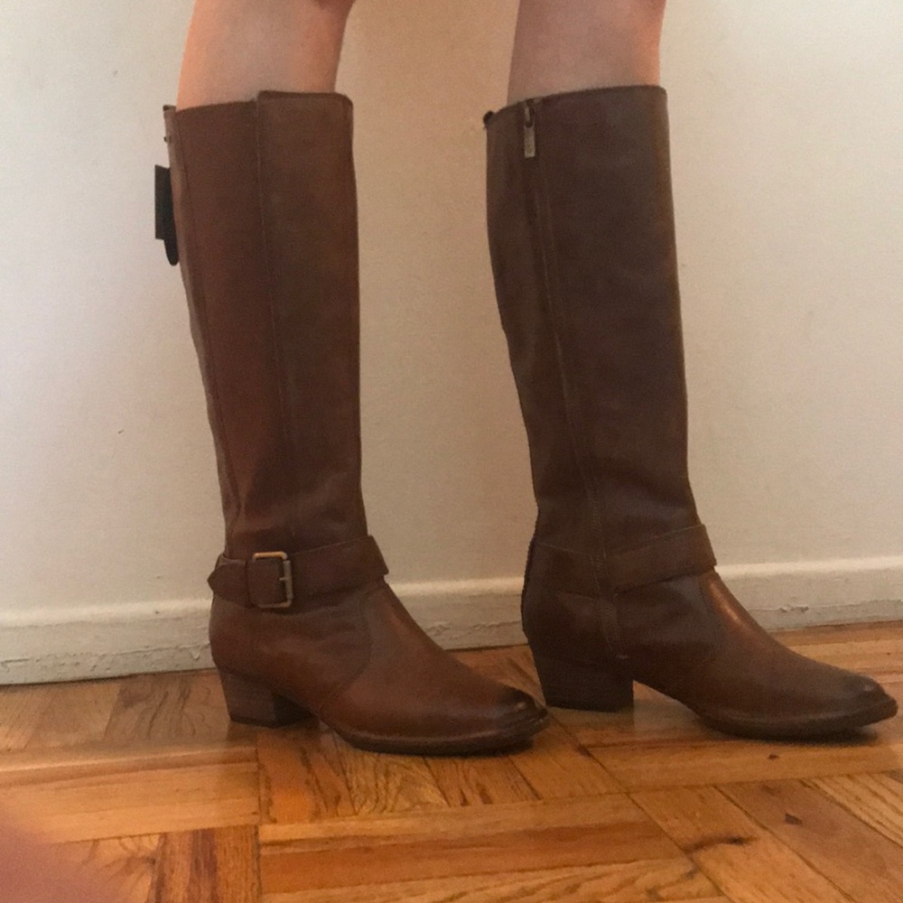 Gianni Bernini leather  Boots Size 8